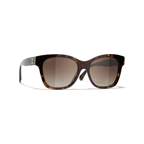 chanel sunglasses 6022q tortoise|Square Sunglasses Acetate & Glass Pearls Dark Tortoise.